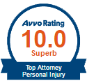Avvo 10.0 Supurb rating personal injury